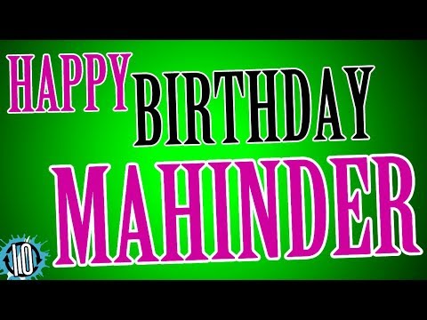 HAPPY BIRTHDAY MAHINDER! 10 Hours Non Stop Music & Animation For Party Time #Birthday #Mahinder