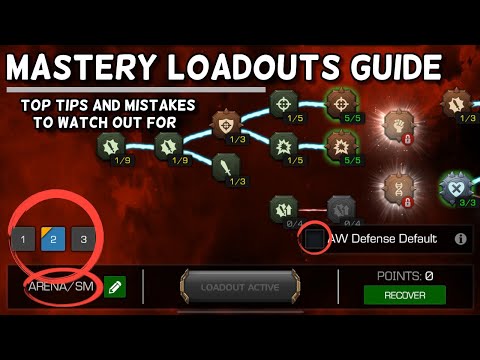 How Mastery Loadouts Work and Important Setup Information you Need | Marvel Contest of Champions