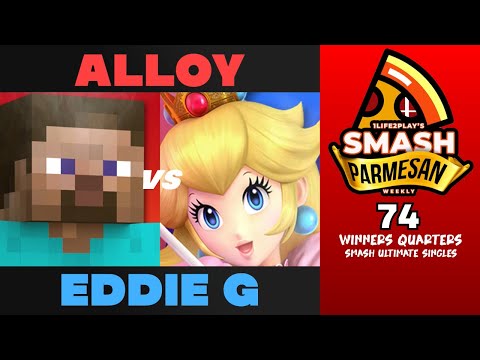 alloy vs Eddie G - Smash Ultimate Singles Winners Quarters Smash Parmesan 74 - Steve vs Peach