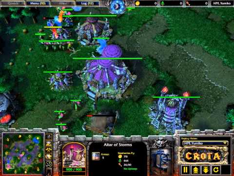 Fly (Orc) vs Th000 (HU) - G1 - WarCraft 3 - WC611