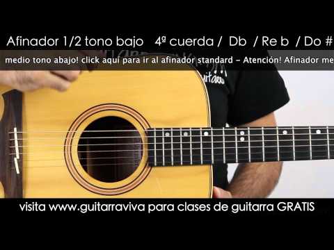 Afinador de guitarra online - ¡Afinando en 1 minuto! en ¡1 minuto! -  Guitarralia.com