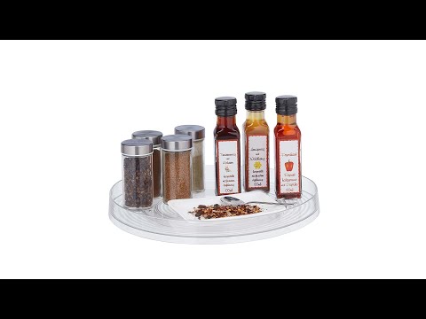 Durchsichtiger Drehteller für die Küche Kunststoff - 30 x 4 x 30 cm