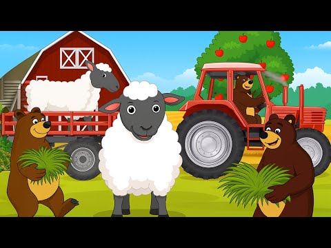 Transporting Sheep 🐑 by Tractor – Daily Farm Work