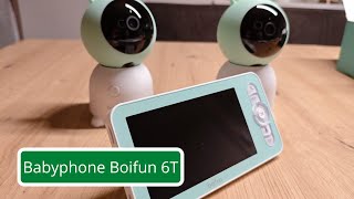 Babyphone Boifun 6T im Test - 2 Kameras mit 2K, eine Basisstation inkl. Nachtlicht und App!