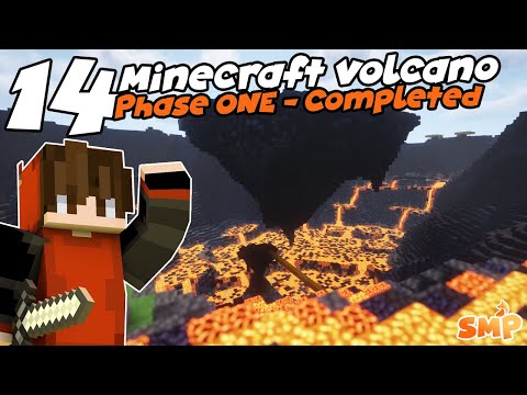 Corrupted Tree - Part 14 - Building the Interior of our Evil and Epic Minecraft Volcano in Survival Minecraft