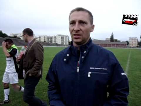 Maciej Karabasz po meczu sparingowym z Chemikiem (18.07.2012 r.)