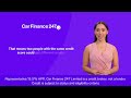 What credit score is needed for car finance?