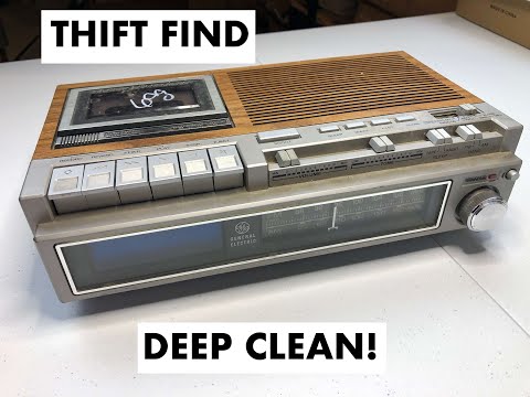 Restoring a Vintage General Electric 7-4975B AM/FM Cassette Clock Radio