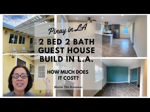 2 Bed 2 Bath Guest House Build in LA | Cost and Tour | Pinay in LA