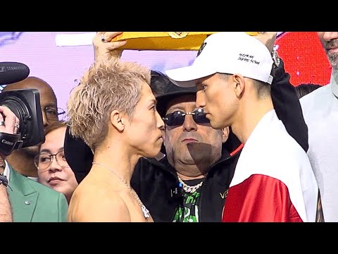 Naoya Inoue vs David Picasso - Full Weigh in & INTENSE Face Off Video
