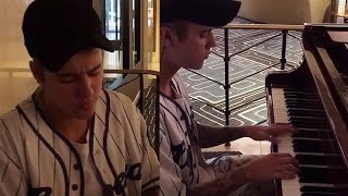 Justin Bieber Covers Rihanna&#39;s &quot;Work&quot; &amp; Drake&#39;s &quot;Hotline Bling&quot;