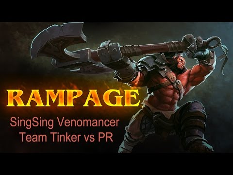 SingSing Rampage - Team Tinker vs Power Rangers - MSI Beat IT 2014