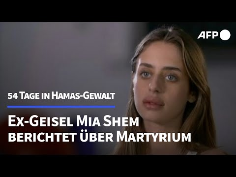 Ex-Hamas-Geisel Mia Schem schildert ihr Martyrium | AFP