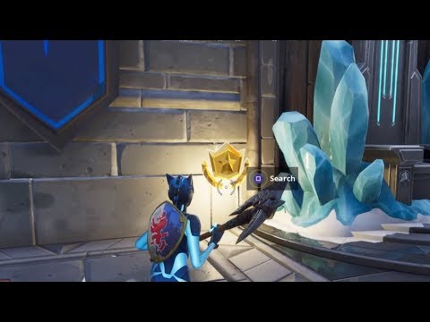 Fortnite Battle Royale - Secret Season 7 Week 7 Battlestar Location (Snowfall Challenges)