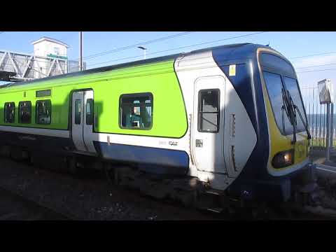 IE 29000 Class DMU 29111 4 Car Departing Greystones Bound For Rosslare Europort With A Good Horn