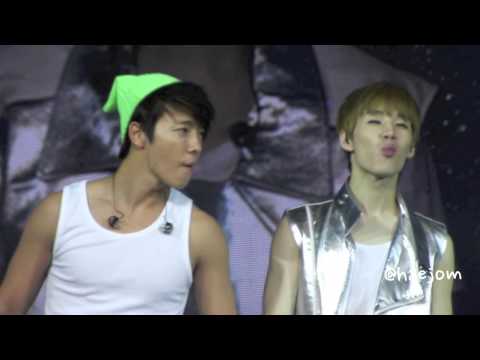 130602 [HD FANCAM] Super Junior Eating Candy at SS5INA