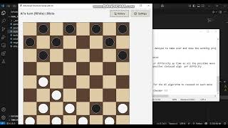 Download the video "AI-Powered Checkers | D Team's Masterpiece with Minimax, Negamax & Monte Carlo Algorithms! | PART 2"
