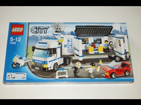 Vidéo LEGO City 7288 : L’unité de police mobile
