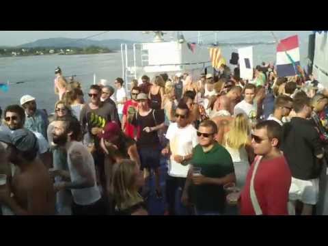 Vinny Villbass @ Sunkissed Boat Party 2014 Oslo (HD) 02-8-2014
