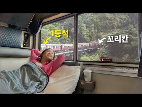 객실 내부에 변기가 있는 기차