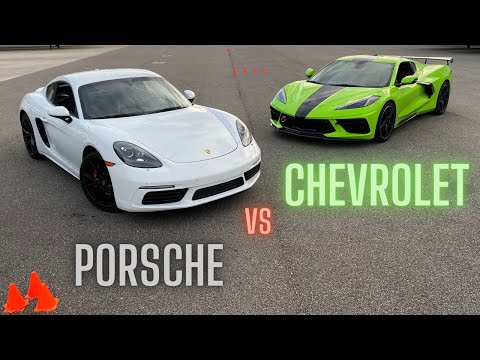 C8 Corvette vs Porsche Cayman S