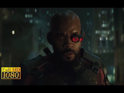 Suicide Squad (2016) - Deadshot's Amazing One man Army Shootout Scene (1080p) FULL HD