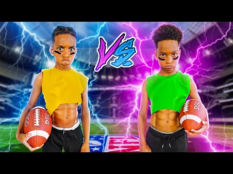 KYRIE VS DJ 1 ON 1 YOUTH FOOTBALL MATCHUP OF THE YEAR!! THE # 1 PLAYERS IN THE COUNTRY FACE-OFF!!