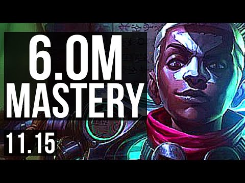 EKKO vs VIEGO (JUNGLE) | 6.0M mastery, 5/0/8, 2500+ games, Rank 15 Ekko | EUW Challenger | v11.15