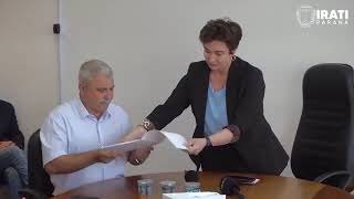 Ieda Waydzik assume como prefeita interina de Irati