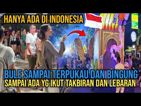 TOURISTS' CONFUSION WITH THE IDUL-FITR PARADE TO THE EXCITEMENT OF FOREIGNERS PARTICIPATING IN EI...