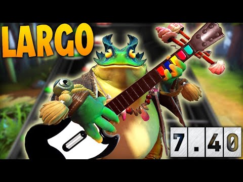 8k MMR LARGO Hard Support - New Meta Strategy