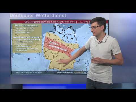 15.08.2020 Unwetterinformation - Deutscher Wetterdienst (DWD)