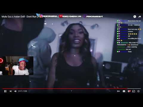 Mula Gzz x Asian Doll - Dont Run (Prod. by ElvisBeatz) | Prince Raheem Live Reaction