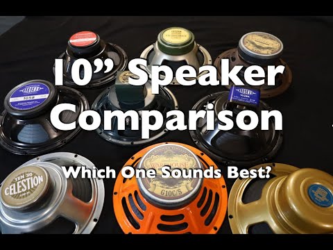 Ten inch speaker comparison