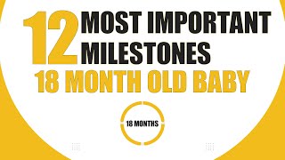 12 Important Milestones 18 Month Old Baby