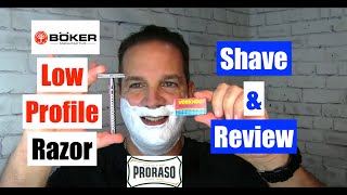 Boker Low Profile Razor Shave & Review