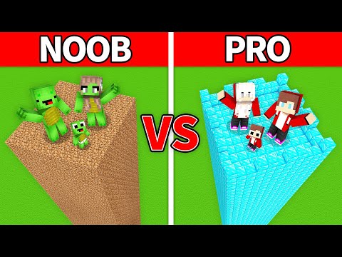 EPIC Tower Battle: Dirt vs Diamond! Minecraft Parody