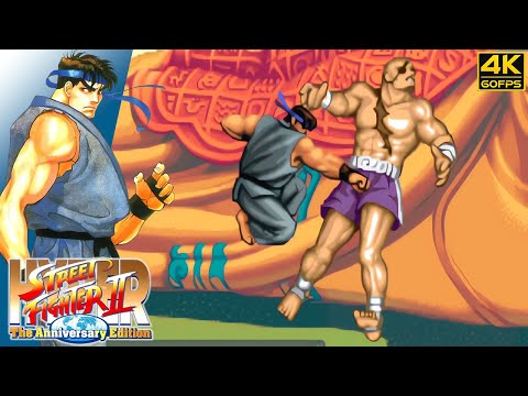 Hyper Street Fighter II - Ryu (CE) (Arcade / 2003) 4K 60FPS