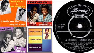 Dinah Washington &amp; Brook Benton - A Rockin&#39; Good Way  To Mess Around And Fall In Love