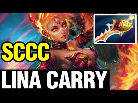 LINA HARD CARRY WITH DIVINE RAPIER - Sccc - Dota 2