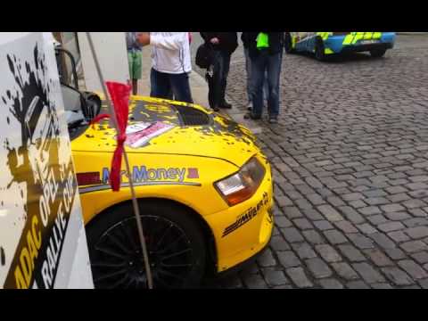 Thüringen Rallye 2015 Zielrampe Pößneck Markt