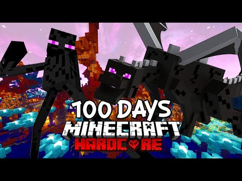 I Survived 100 Days in Hardcore Minecraft in a MODDED END ONLY World... Here's What Happened
