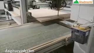 Woodmaster 4.0. DÂY CHUYỀN MÁY CHẾ BIẾN GỖ HIỆN ĐẠI ( Lọng Cnc CHÀ nhám hoàn thiện với robot