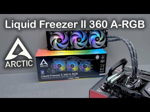 ARCTIC Liquid Freezer II 360 A-RGB Unbox install Test