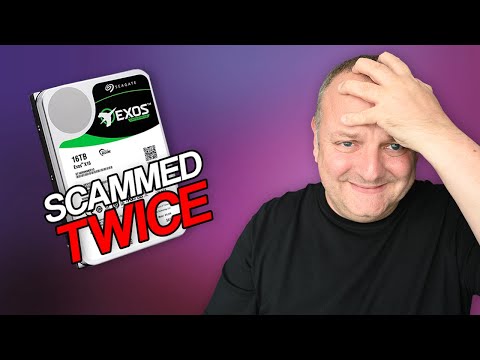 I've been scammed TWICE buying REFURBISHED and NEW Seagate EXOS Drives