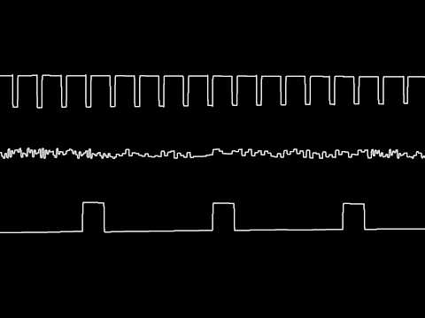 C64 Rob Hubbard's "Monty on the run" oscilloscope view