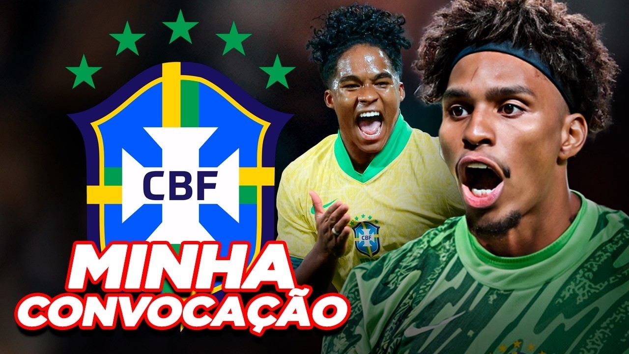 OLHA A MINHA CONVOCAÇÃO DA SELEÇÃO BRASILEIRA PARA OS PRÓXIMOS JOGOS DAS ELIMINATÓRIAS!