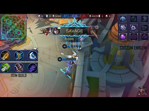 2 HIT KILL BUILD IRITHEL BRUTAL DAMAGE | RIP SAVAGE | MOBILE LEGENDS
