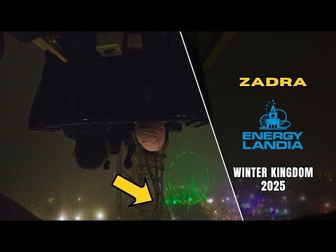 Night Zadra Rollercoaster on-ride POV | Energylandia Winter Kingdom 2025