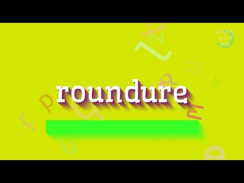ROUNDURE - HOW TO PRONOUNCE IT? #roundure